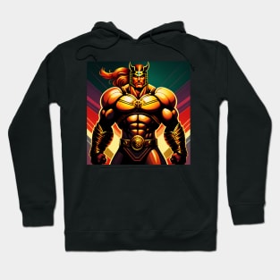 Spartan Strong Comic Book Style Hoodie